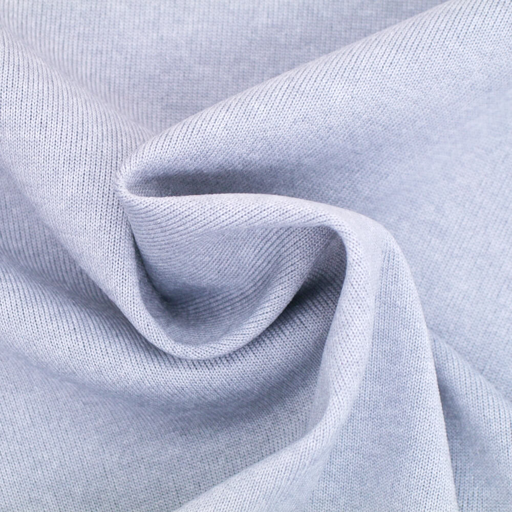 Wicking 100% polyester marl jersey knit fabric