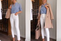 Casual outfits work corporate women office great looking styles spring jeans