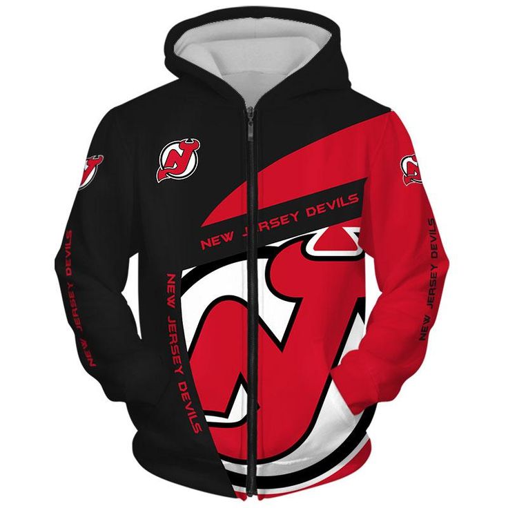 Lastest New Jersey Devils Hoodie 3D With Hooded Long Sleeve | Hoodies