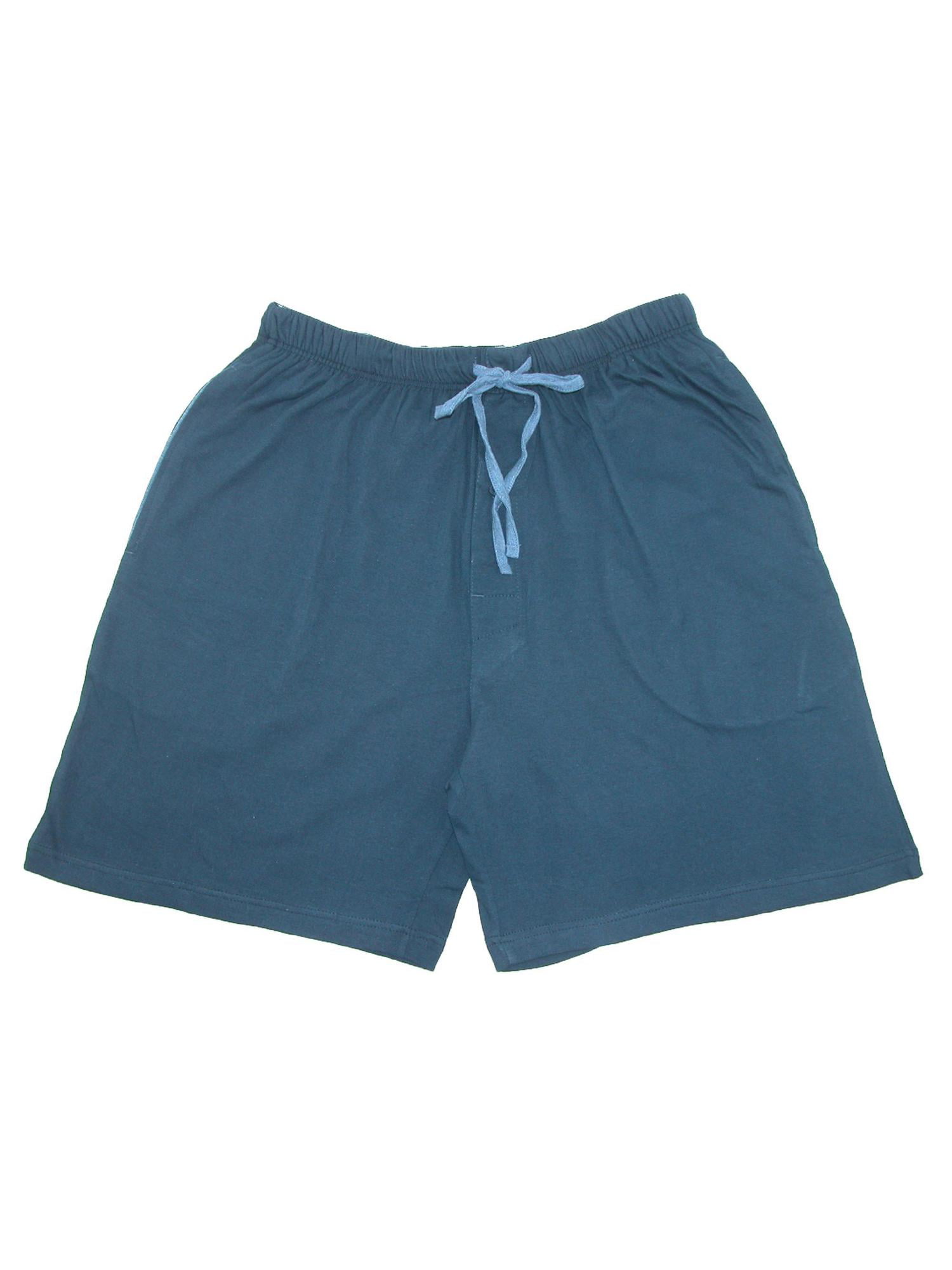 Hanes jersey knit cotton button fly pajama sleep shorts (men)