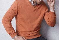 Sweater untucked neck pullover collared garderoba vole zene muskarce beso