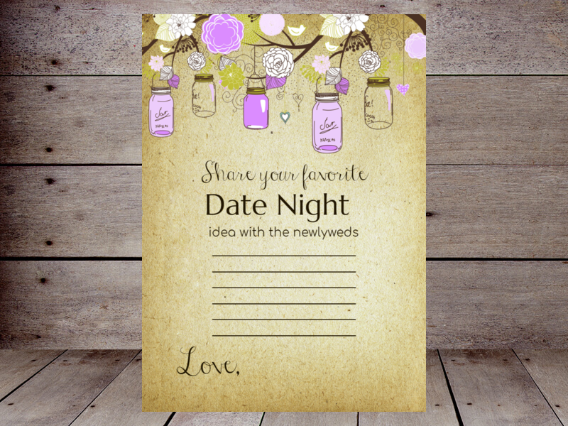 Date Night Card Examples