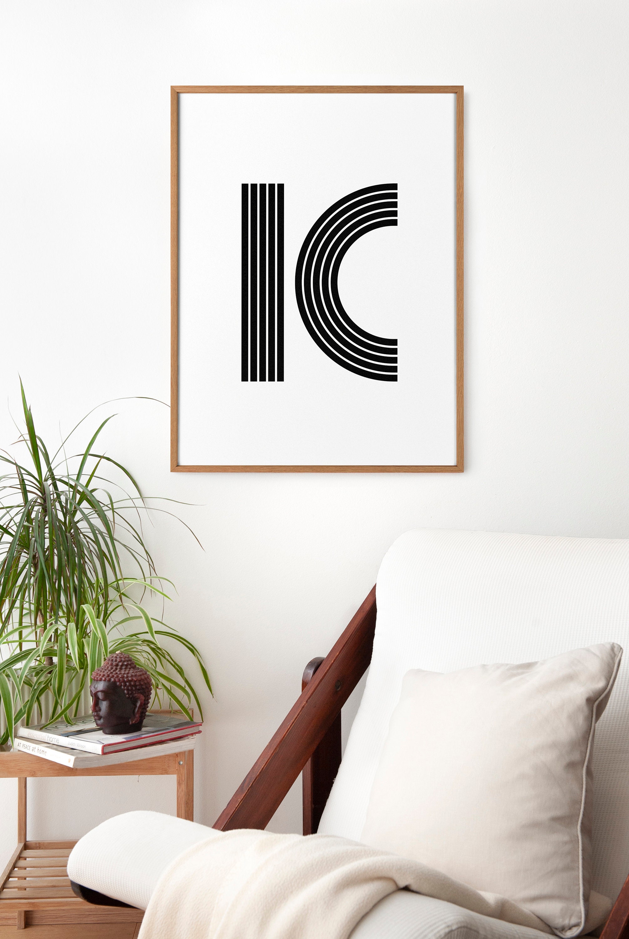 Letter K Printable Art Name Gift for Him or Her Minimalist - Etsy UK