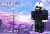 Roblox outfit ideas anime