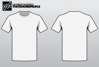 Shirt blank vector templates royalty