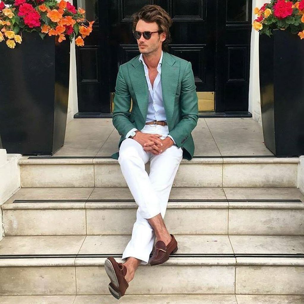 40 Casual Chic Summer Wedding Outfit Ideas for Men | Casual wedding