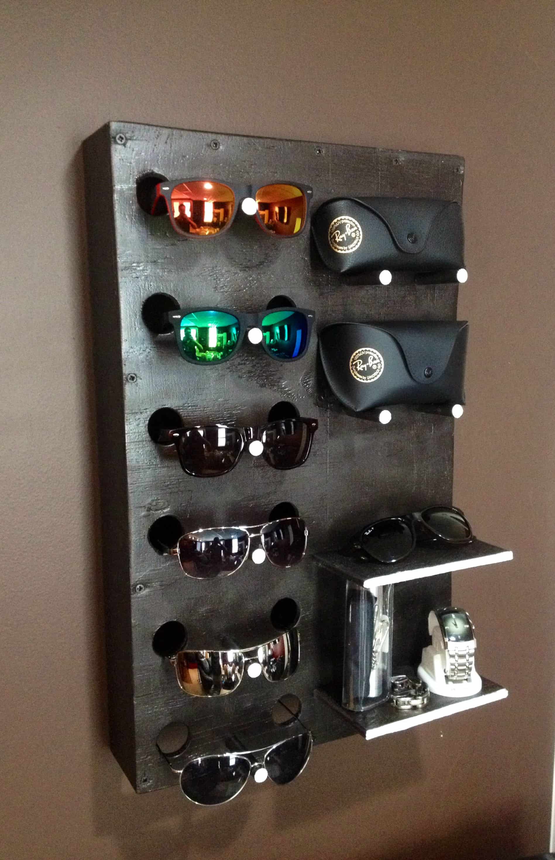 36 Cool DIY Sunglass Organizer Ideas For Beginner To Expert