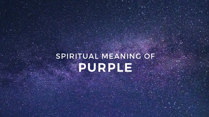 Spiritual meaning of the color purple