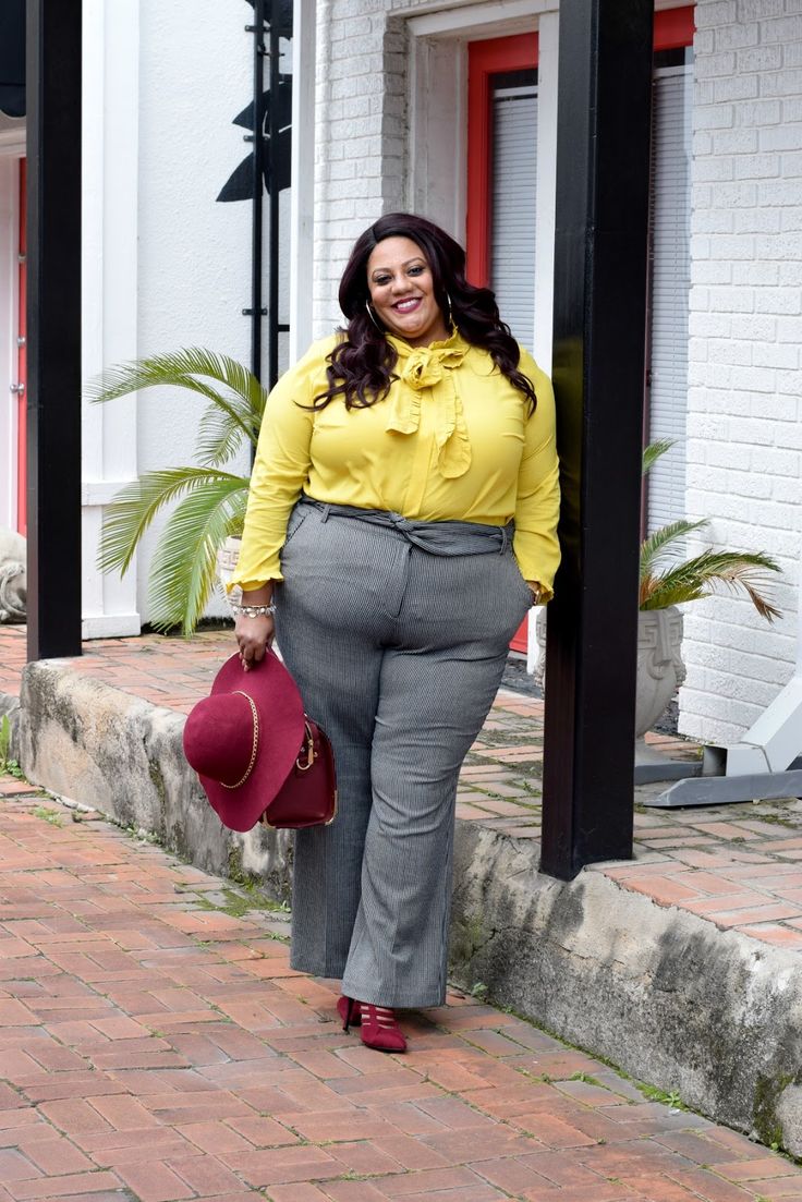 Plus size trends for ladies #plussizefashionforwork