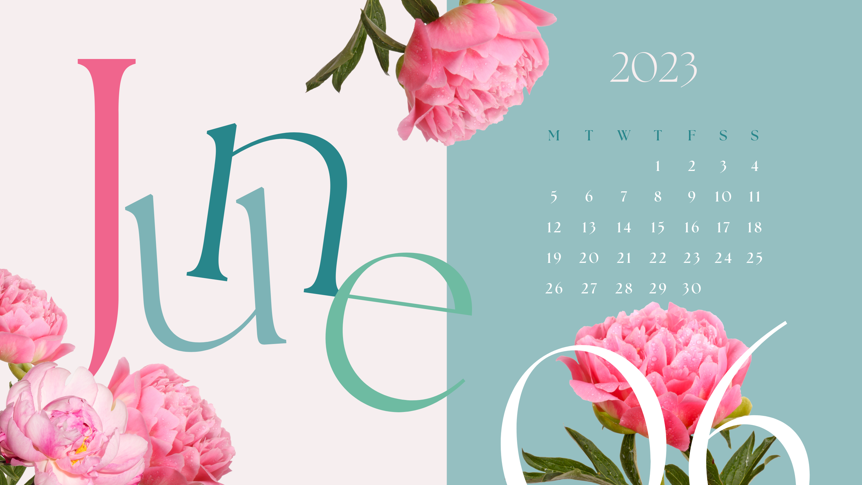 June Calendar Background