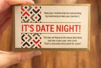 Date Night Cards Printable