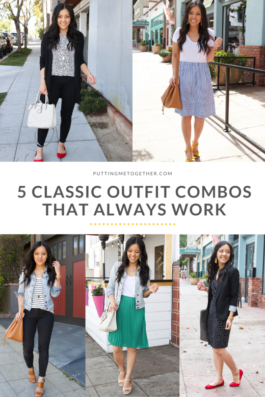 Spring outfit ideas: colors combinations that match