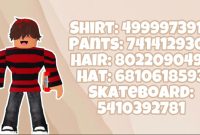 Boy outfit codes for brookhaven