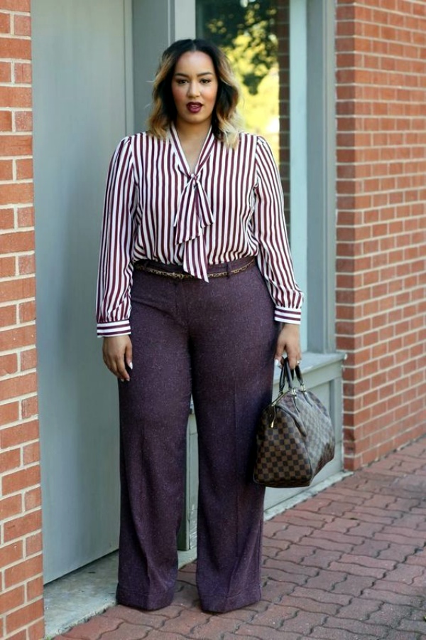 45 Catchy Work Outfit Ideas for Plus Size Women