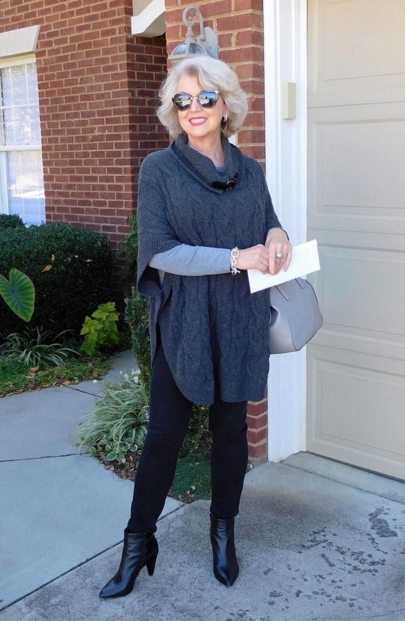 Winter fashion over 50: cute casual outfits for women in midlife