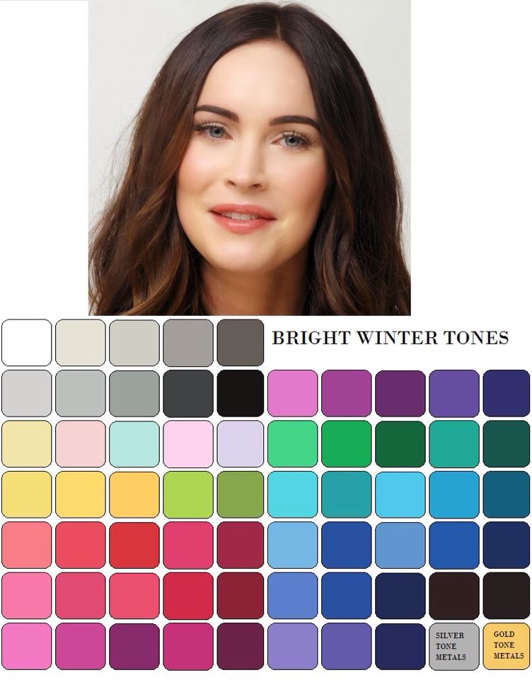 Deep winter palette outfits, cool winter color palette, deep winter