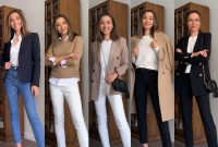 Casual business women work wear outfits outfit clothes womens dress attire office fashion inspiration stylishlyme decoding summer frauen examples dressing