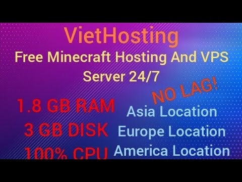 Free Minecraft Hosting Server 24/7 | Asia Location | Europe Location