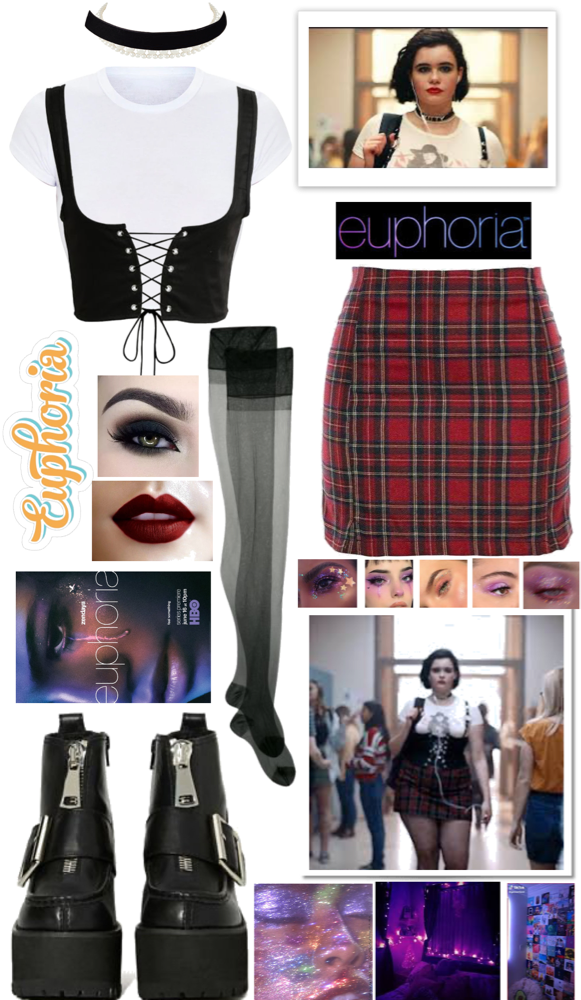 Euphoria- Kat outfit ideas | Cosplay Outfits, Edgy Outfits, Fall