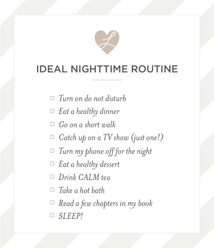 Nighttime Beauty Routine Checklist