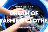 Spiritual meaning of dreams of washing clothes