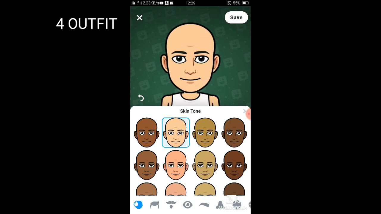 Bitmoji avatar boy life man