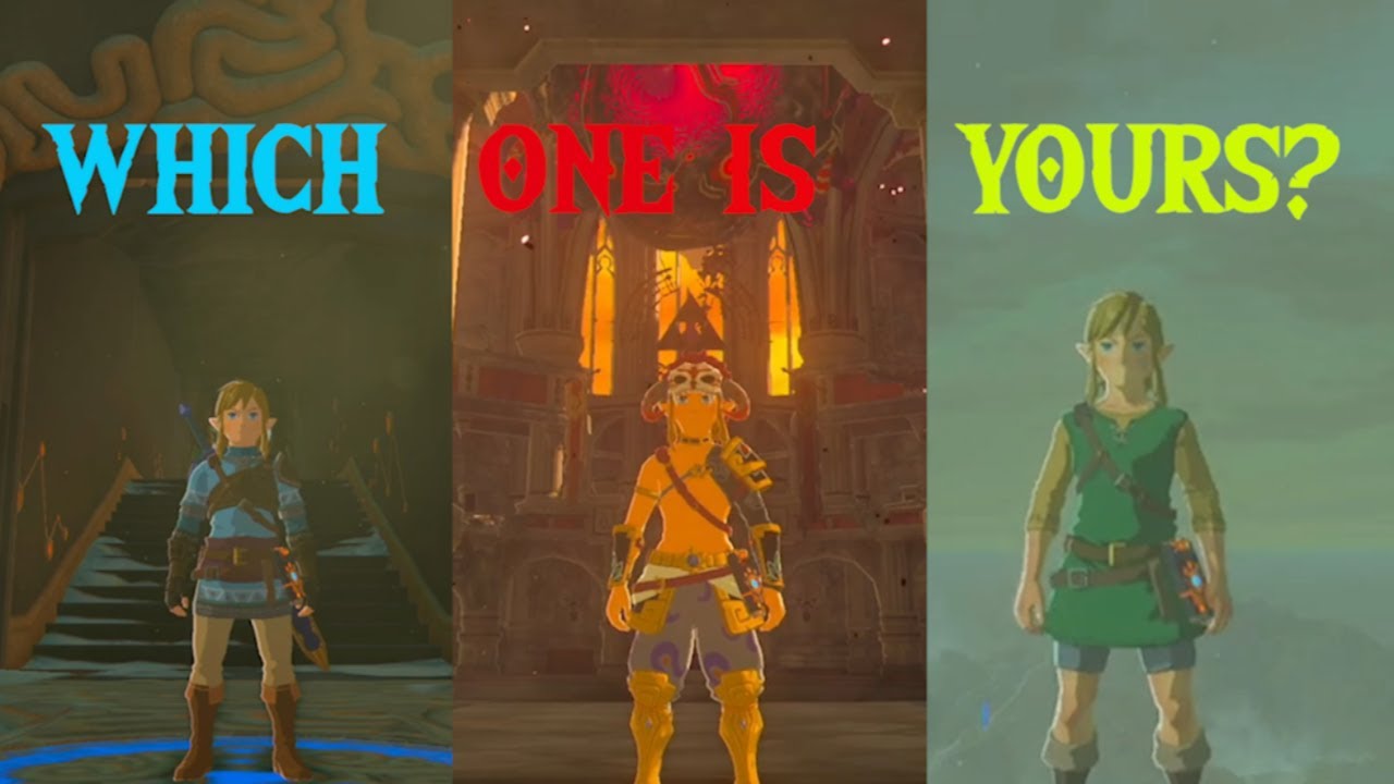 THREE CUSTOM!!! TOTK OUTFITS in BOTW!! - YouTube