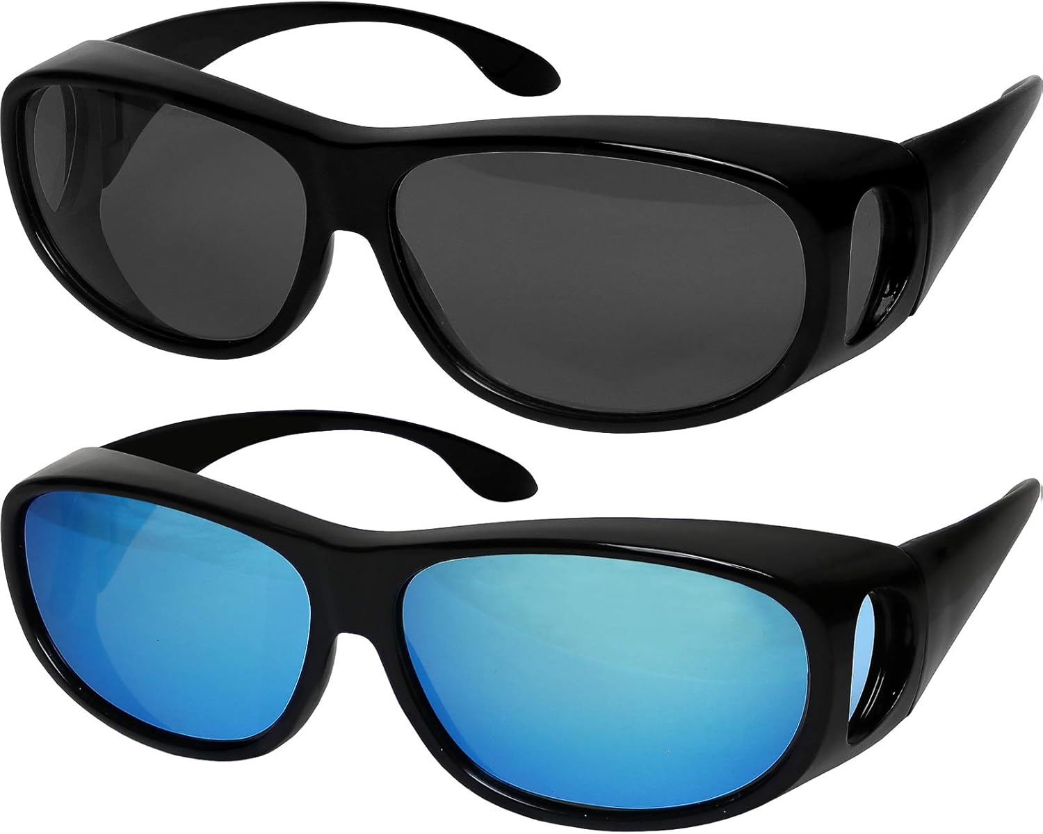 Fit Over Sunglasses Polarized Lens Wear Over Prescription Eyeglasses