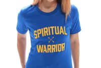 Spiritual warrior black t-shirt front