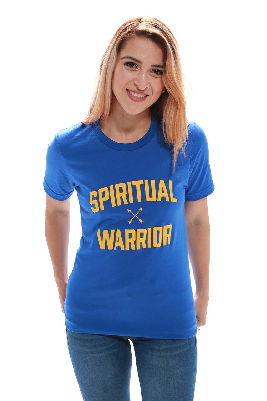 Spiritual Warrior Unisex Tee - Royal | Christian clothing, Unisex tee