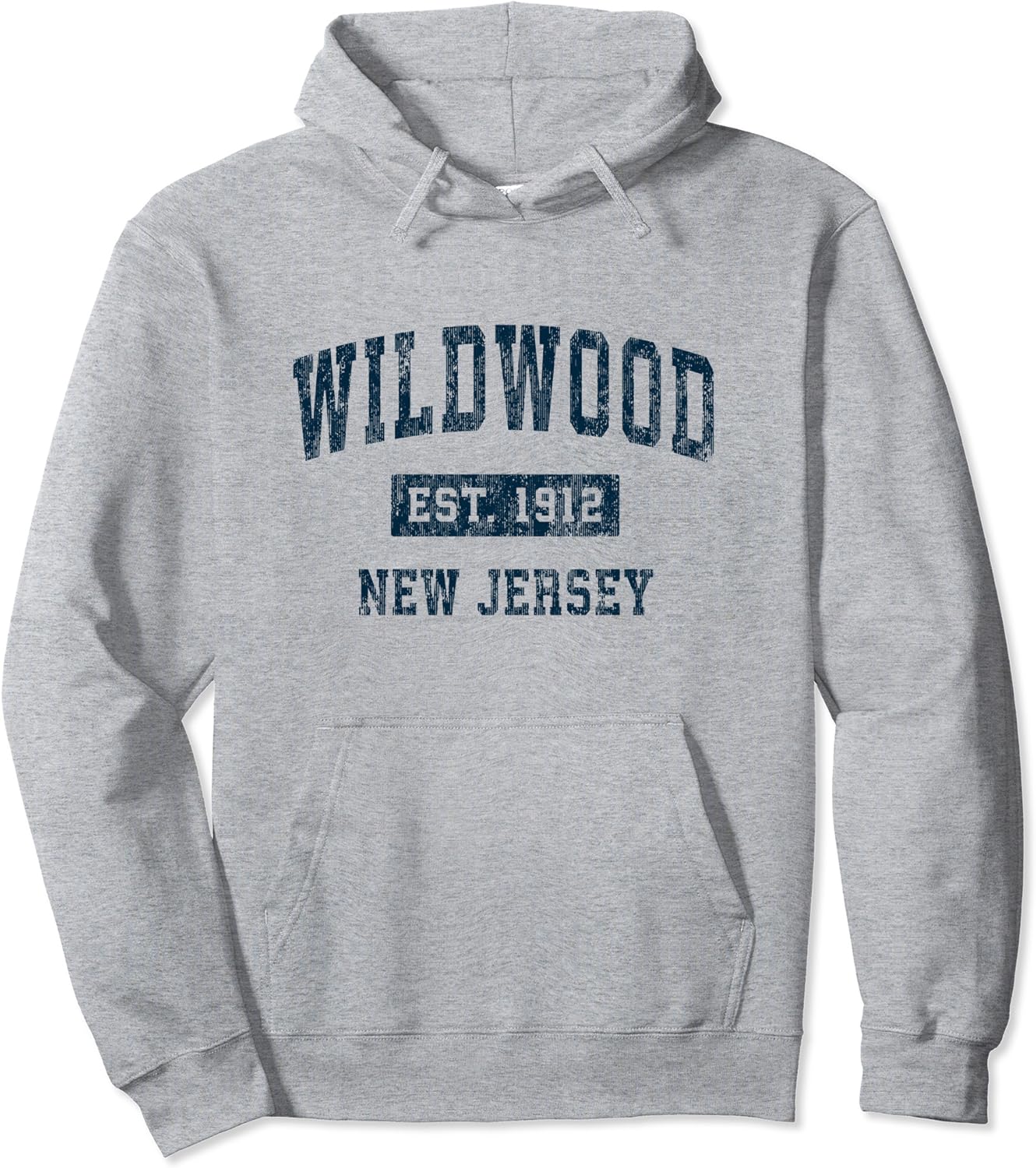 Amazon.com: wildwood new jersey nj vintage sports design navy print