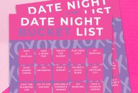 Date Night Categories