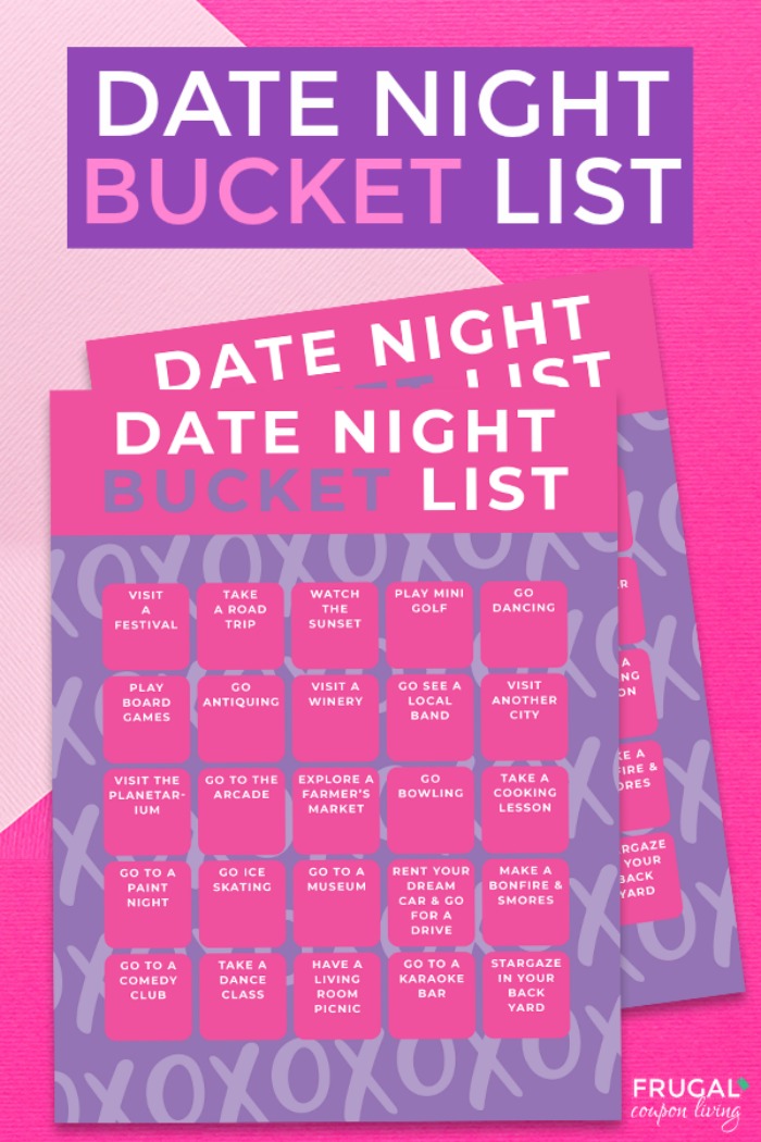 Date Night Categories