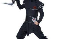 Deadly ninja boy's costume