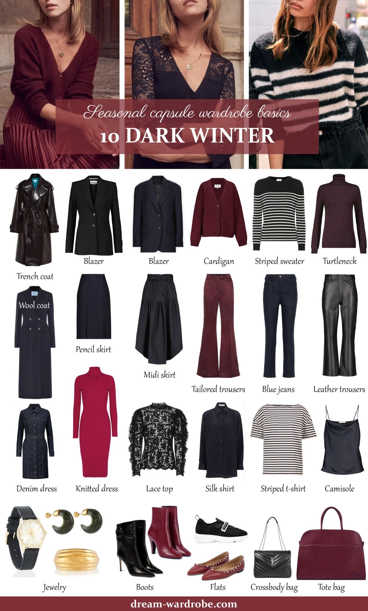 Cool winter color palette, capsule wardrobe, and ultimate guide