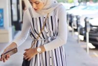 Muslim hijab fashion modern women casual style modest jeans outfit islamic chic street choose board