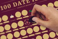 Date Night Idea Book Scratch Off