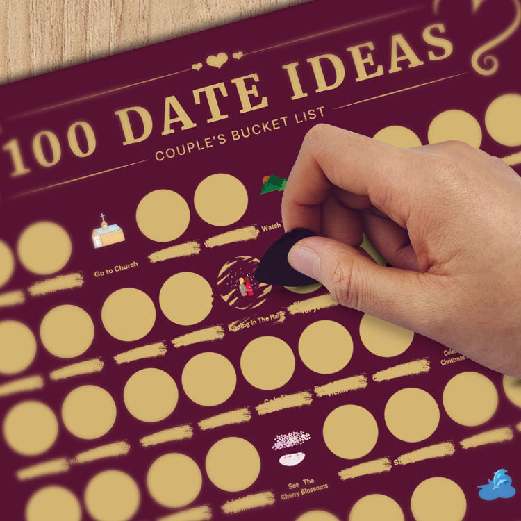 Date Night Idea Book Scratch Off