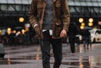 45 cozy men outfit to work in fall