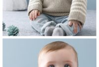 Easy knit baby hooded sweater free knitting pattern