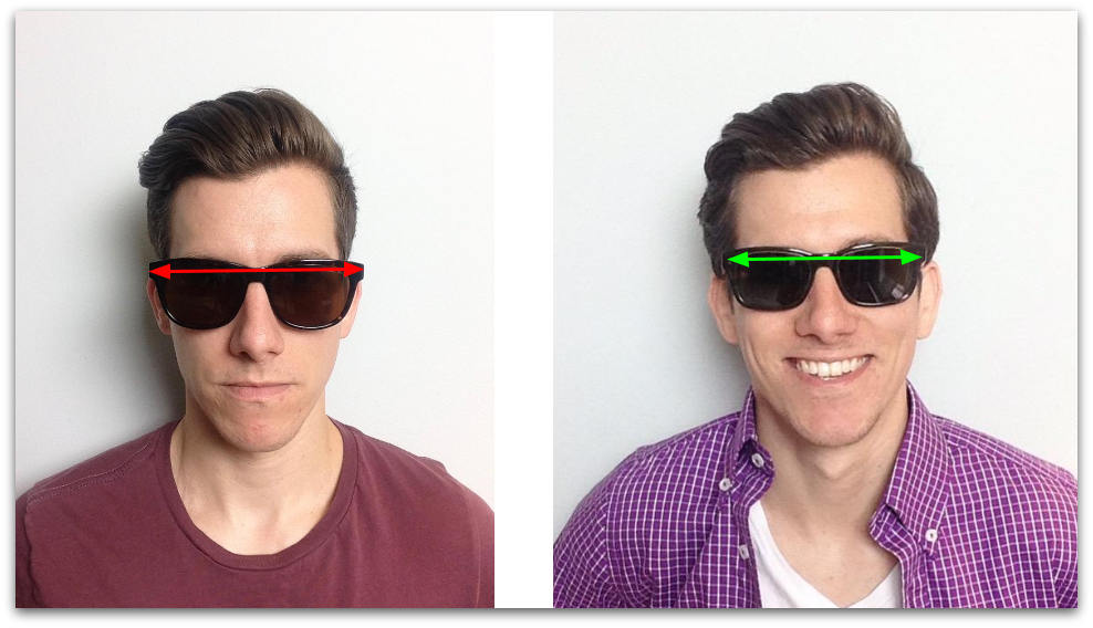 How Big Should Sunglasses Be On Your Face