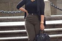 Business casual plus size women