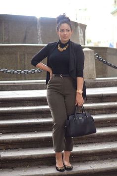 Business casual plus size women