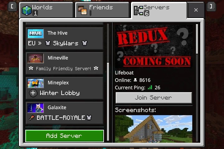 Free Minecraft Bedrock Edition Server Hosting