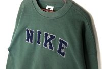 Vintage classic nike white inspired hoodie brown hoodie