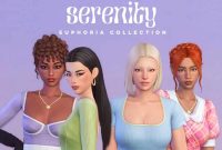 Euphoria cc fashion for the sims 4