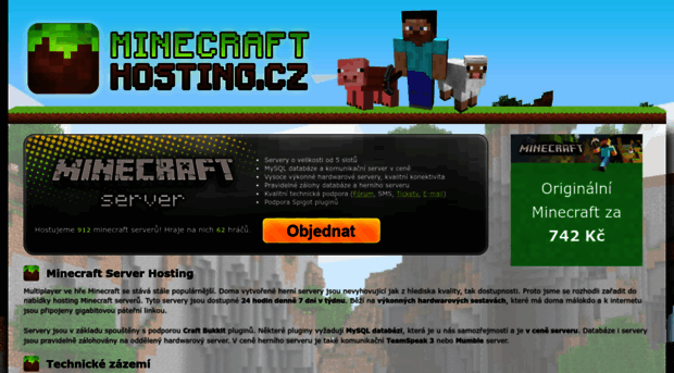 Minecraft Hosting Cz/sk Free