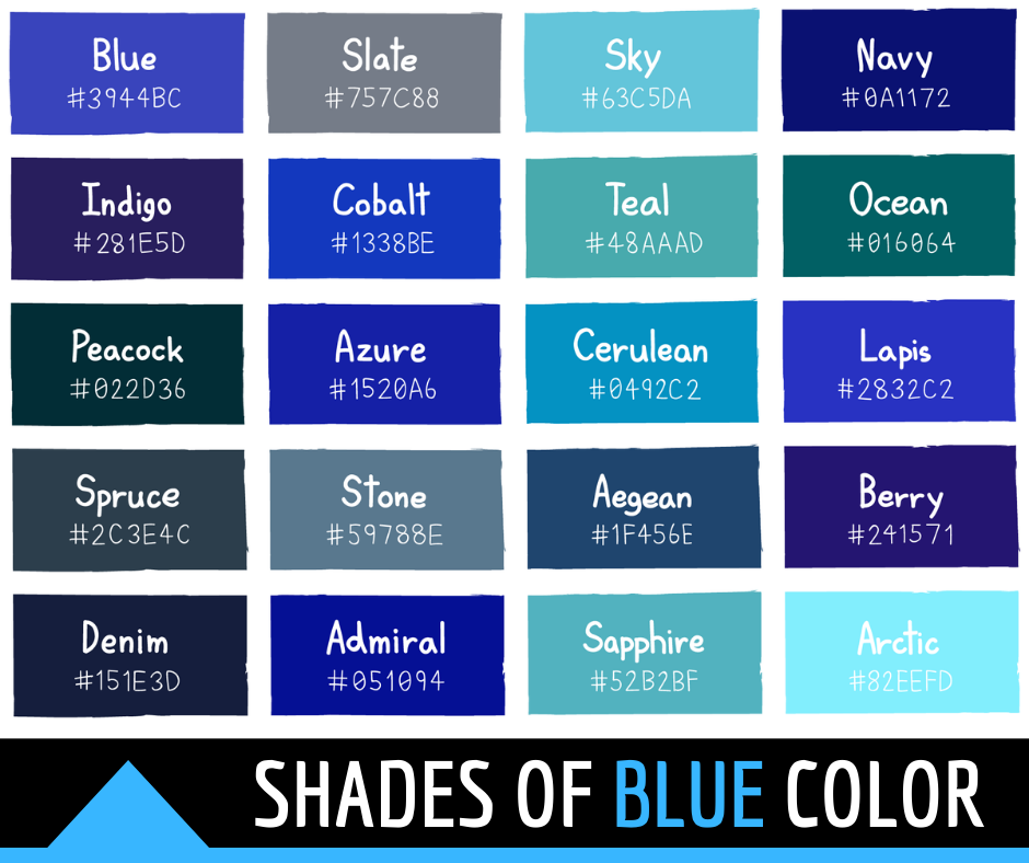 What Are Cool Shades Of Blue